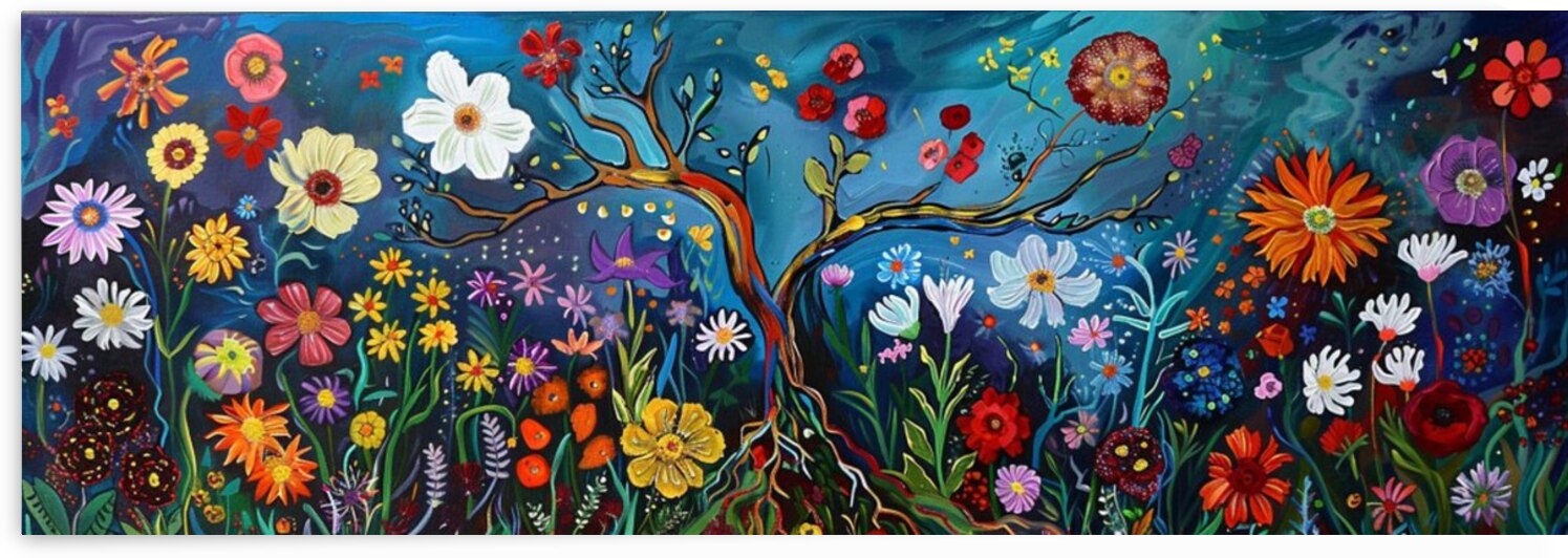 Abstract Modern Art Painting Print Mixed Media Collage Wall Art for Home Décor Unique Original Christmas Gift By Acclaimed Artist Kate Colson 1 by Kate Colson Studio