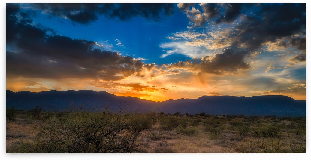 CELESTIAL CANVAS OVER ARID SILENCE by Dream World Images