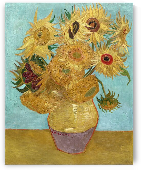 Vincent van Goghs Vase with Twelve Sunflowers 1888 by Art Of Destiny