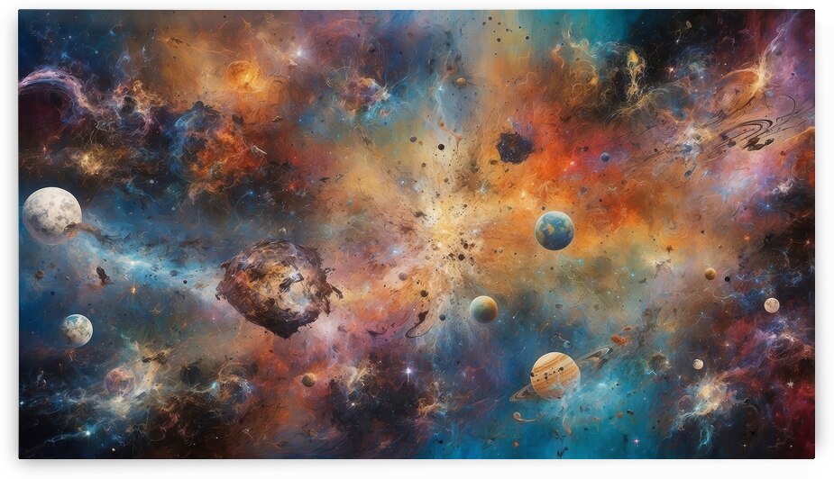 Colliding Galaxies 1 by The Mabazza Foundation 