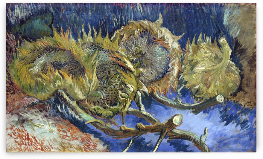 Vincent van Goghs Four Withered Sunflowers 1887 by Art Of Destiny