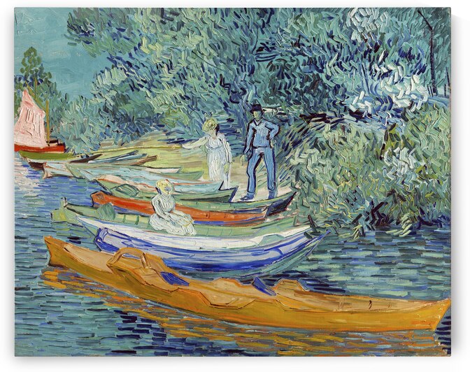 Vincent van Goghs Bank of the Oise at Auvers 1890 by Art Of Destiny