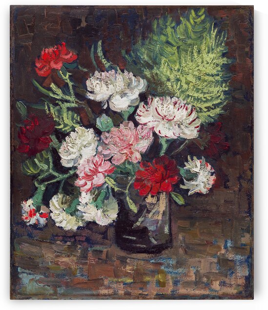 Vincent van Goghs Vase with Carnations 1886 by Art Of Destiny
