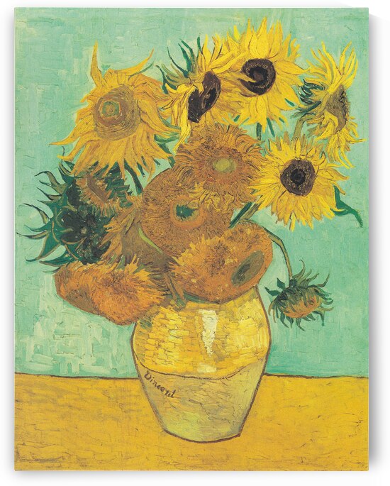 Vincent van Goghs Vase with Twelve Sunflowers 1888 by Art Of Destiny