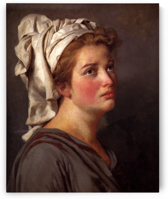 Portrait of a young woman in a turban by Jacques-Louis David