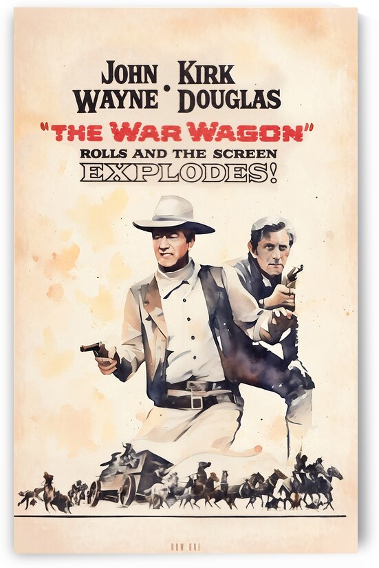 War Wagon Movie Poster by Row One Brand