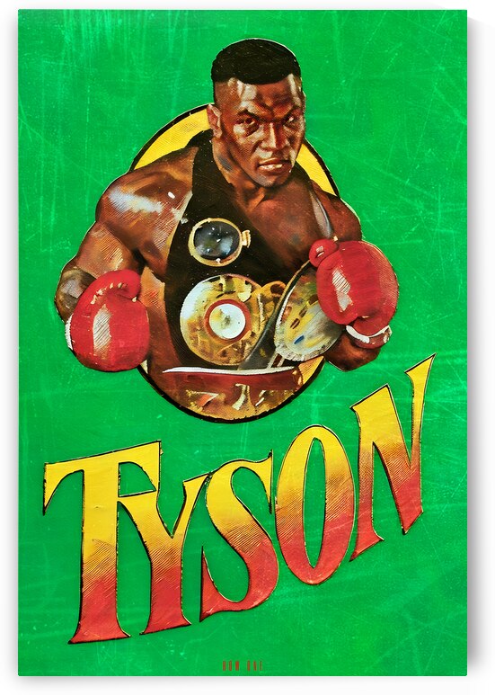 1988 Mike Tyson Art by Row One Brand