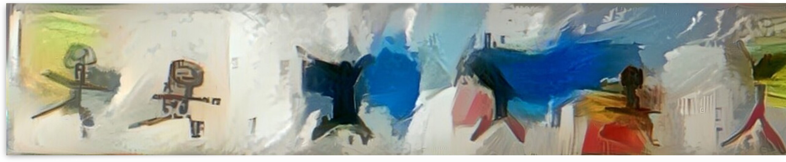 Ephemeral Figures in Chromatic Haze by Luciano