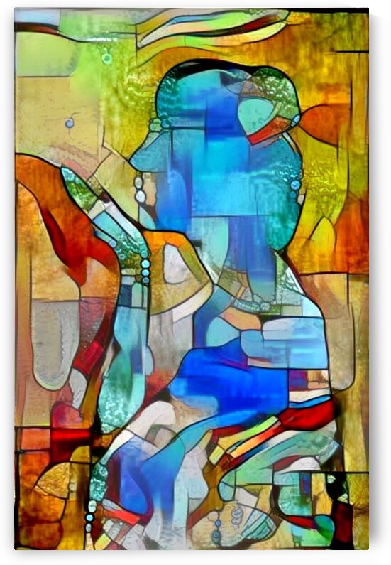 Stained Glass Muse by Luciano