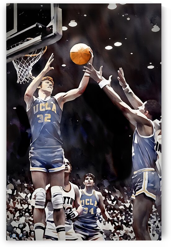 ucla bill walton painting by Row One Brand