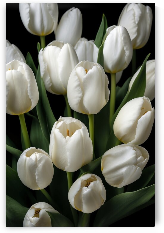 White Tulips   by The Mabazza Foundation 