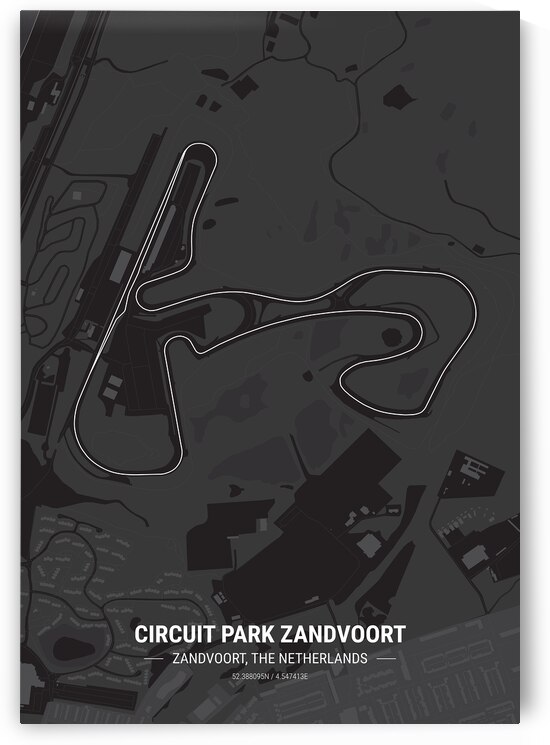 Circuit Zandvoort Race Track Print by Conceptual Photography