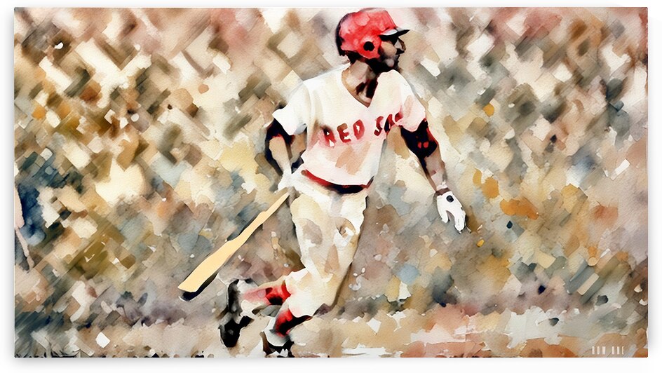1970s boston red sox art by Row One Brand