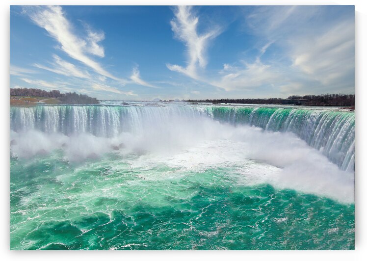 Canada Scenic Niagara Waterfall Horseshoe Falls Canadian side by Elijah Lovkoff