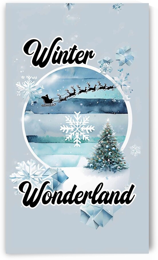 Canvas Print - Winter Wonderland Matte by rafik kezannaya