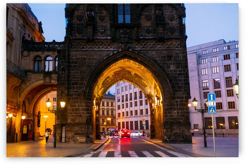 Czechia Prague Old Town Powder Tower in historic city centre of Old Prague by Elijah Lovkoff