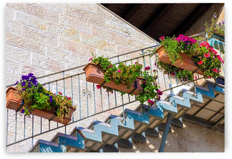 Israel Jerusalem old narrow streets of Nahlaot historic neighborhood with many small synagogues by Elijah Lovkoff