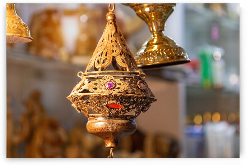 Jerusalem Old City Arab quarter near Church of Holy Sepulchre Western Wall and Dome of the Rock by Elijah Lovkoff