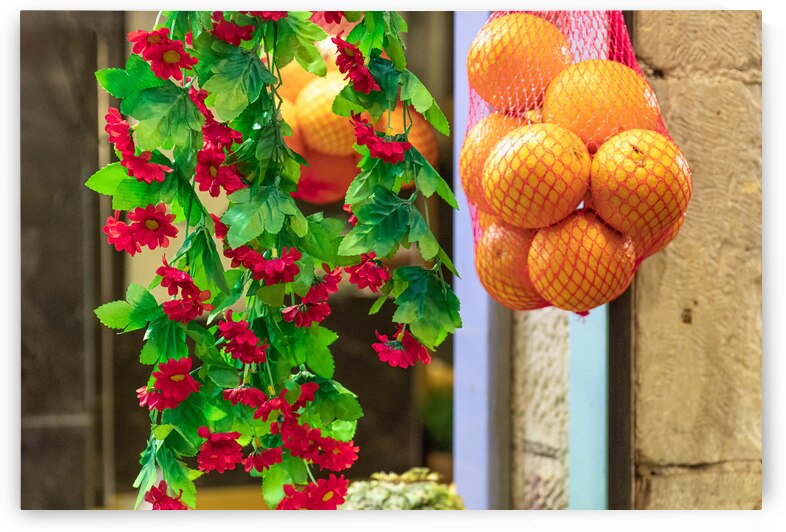 Jerusalem Old City Arab quarter near Church of Holy Sepulchre Western Wall and Dome of the Rock by Elijah Lovkoff