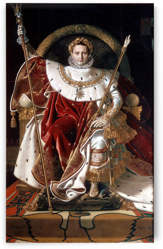 Napoleon On His Imperial Throne By Jacques Louis David Napoleon On His Imperial Throne By Jacques Louis David