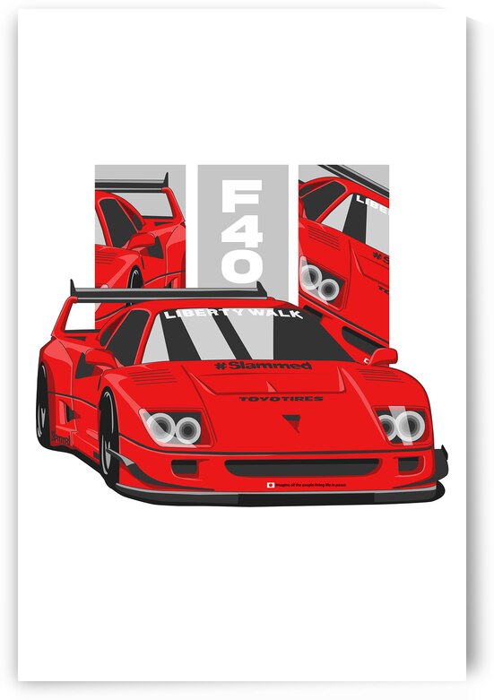 F40 4800x7200px by Conceptual Photography