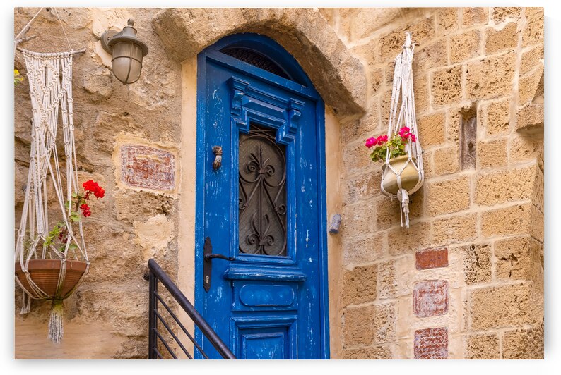 Israel Tel Aviv Namal Yafo historic Old Jaffa port with art galleries boutiques and old houses by Elijah Lovkoff