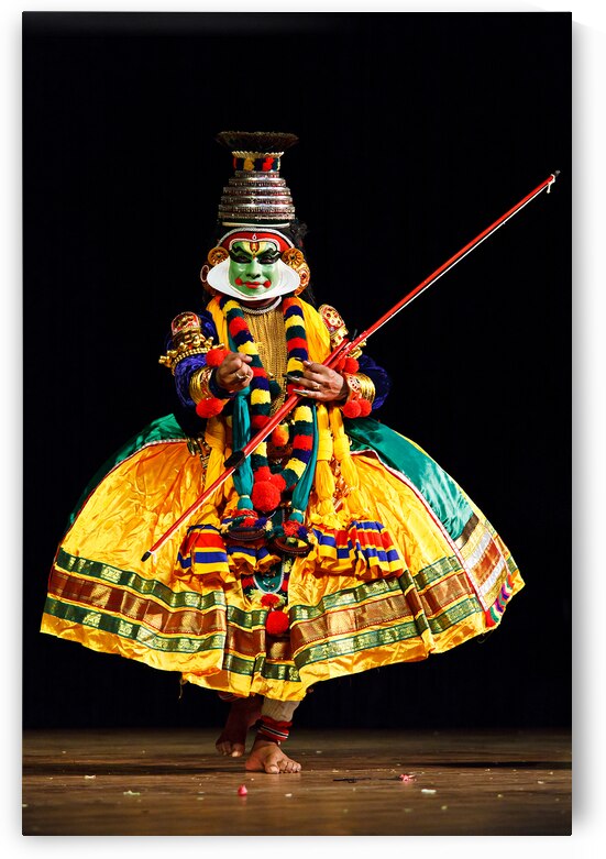 Kathakali is a famous dance drama of south indian state of Kerala. Bhava Bhavanam Festival. by Dmitry Rukhlenko