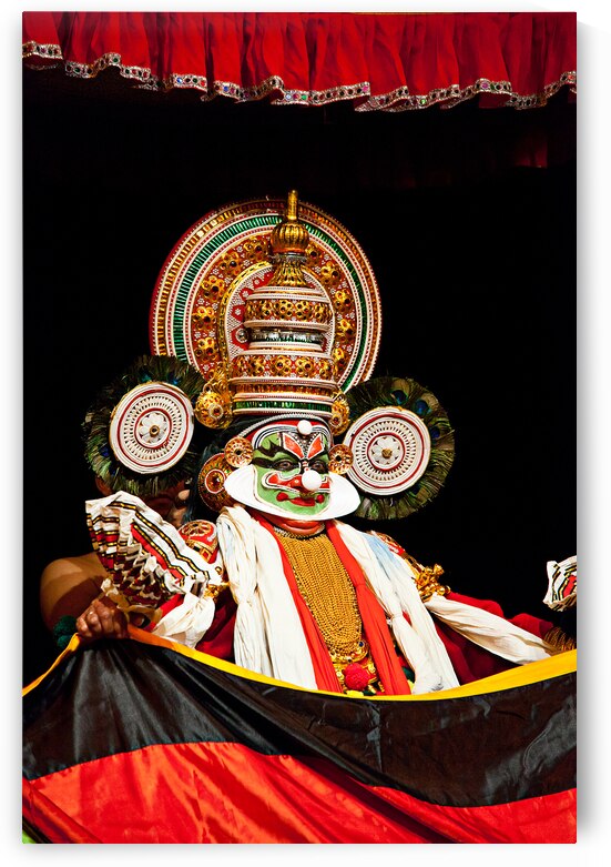 Kathakali is a famous dance drama of south indian state of Kerala. Bhava Bhavanam Festival. by Dmitry Rukhlenko