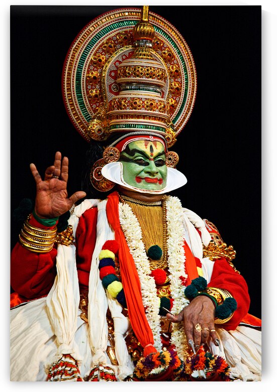 Kathakali is a famous dance drama of south indian state of Kerala. Bhava Bhavanam Festival. by Dmitry Rukhlenko