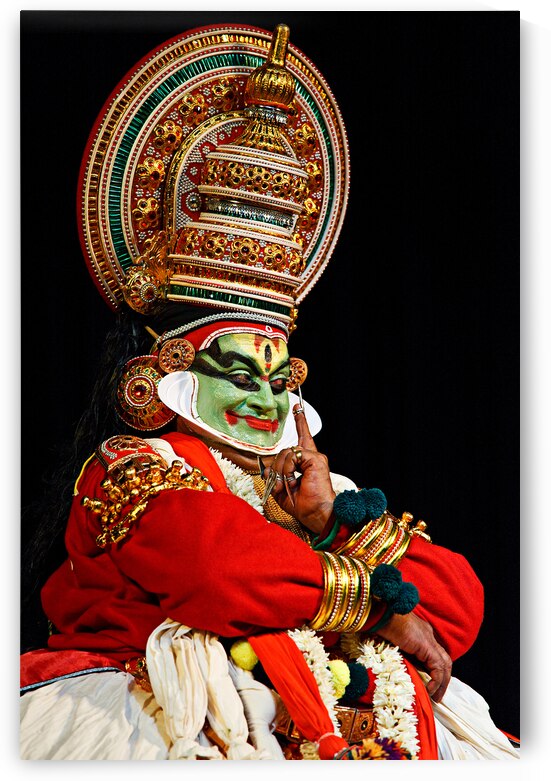 Kathakali is a famous dance drama of south indian state of Kerala. Bhava Bhavanam Festival. by Dmitry Rukhlenko