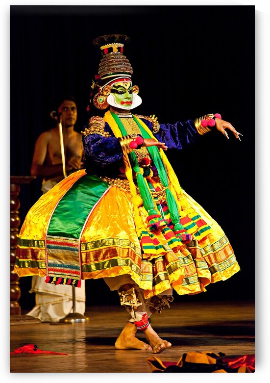Kathakali dance. Bhava Bhavanam Festival. September 2009. Chennai India by Dmitry Rukhlenko