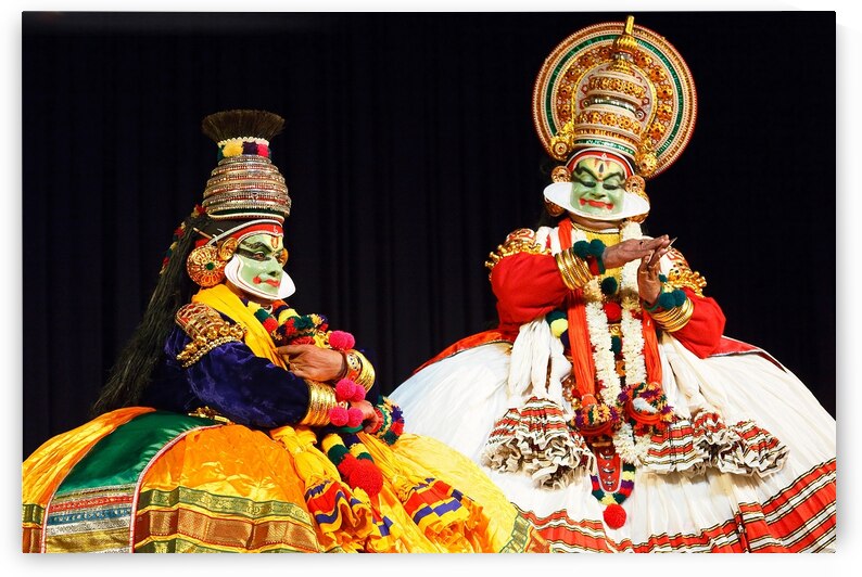 Kathakali is a famous dance drama of south indian state of Kerala. Bhava Bhavanam Festival. by Dmitry Rukhlenko