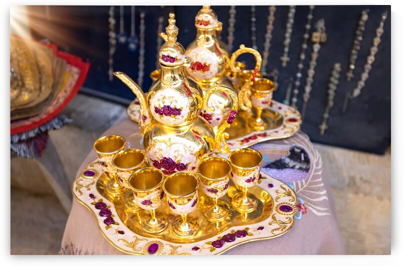 Jerusalem Old City Arab quarter near Church of Holy Sepulchre Western Wall and Dome of the Rock by Elijah Lovkoff