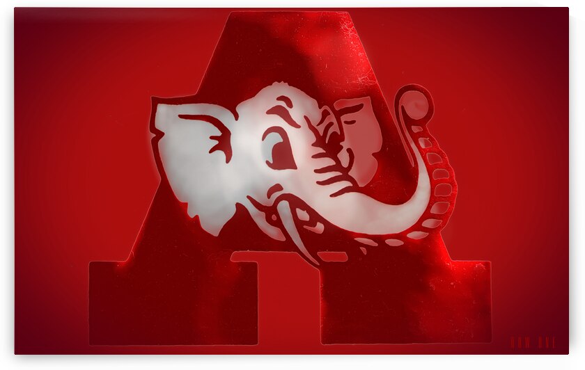 Vintage Alabama Art Remix by Row One Brand