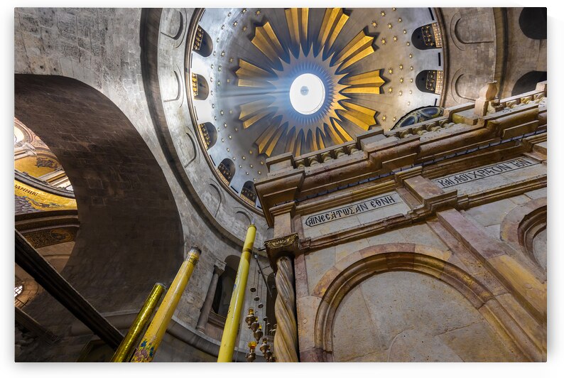 Israel Jerusalem Church of Holy Sepulchre Jesus Christ tomb place of resurrection and pilgrimage by Elijah Lovkoff