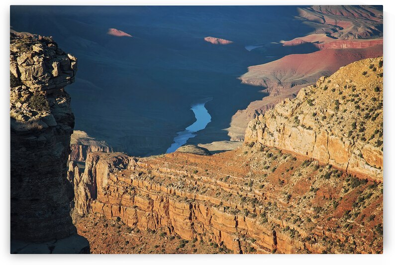 Grand Canyon Southern Rim at sunset by Elijah Lovkoff