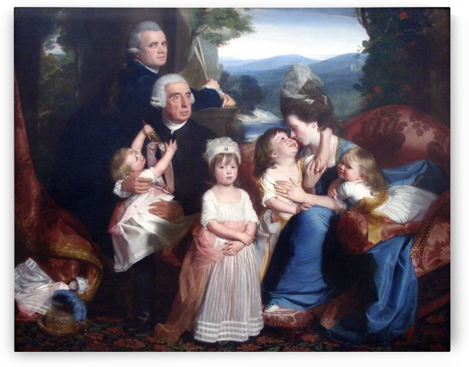 Portrait of familie Copley by John Singleton Copley
