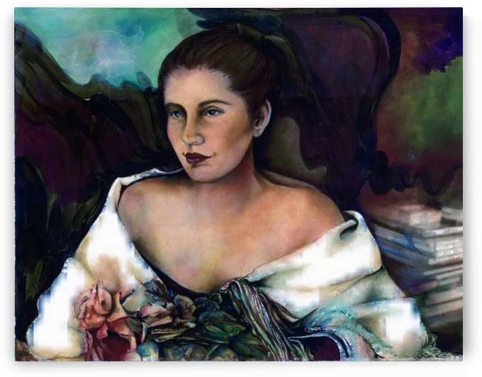    Spanish Lady With A Rose by  Gloria Nova