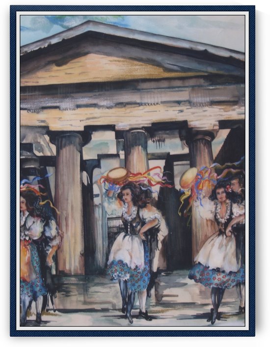     Italian Tamborine Dancers  by  Gloria Nova