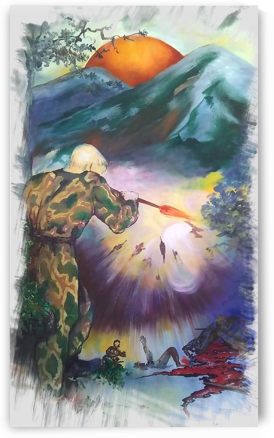   War Has Never Solved Anything   by  Gloria Nova