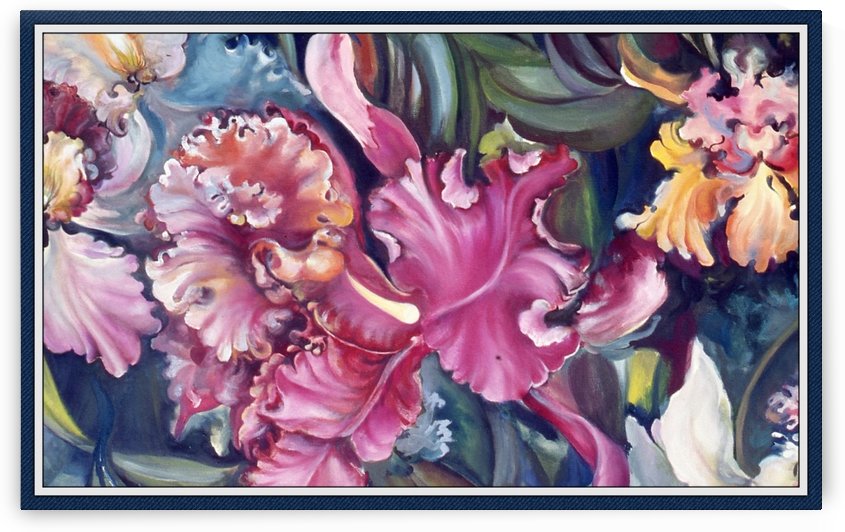  Orchids Blooming  by  Gloria Nova