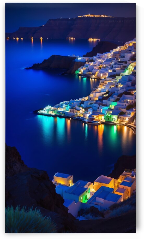 Santorini at Night 6 by The Mabazza Foundation 