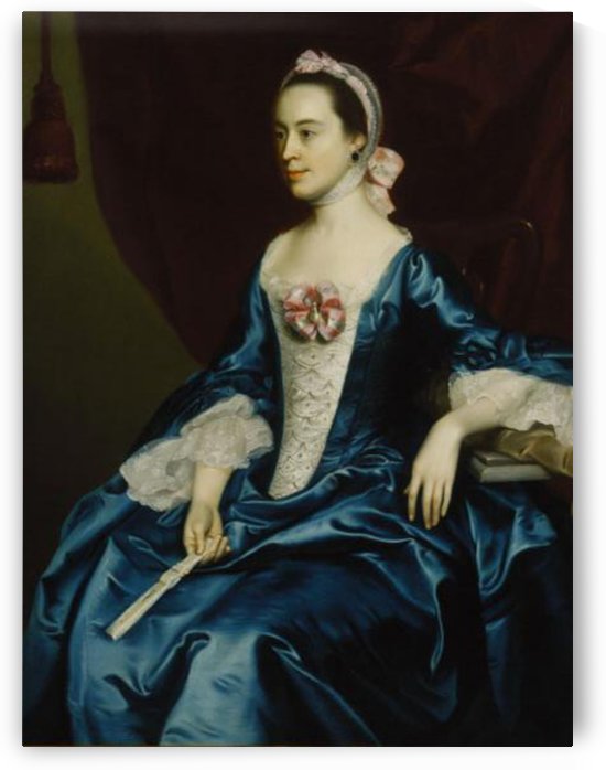 Lady in a Blue Dress by John Singleton Copley