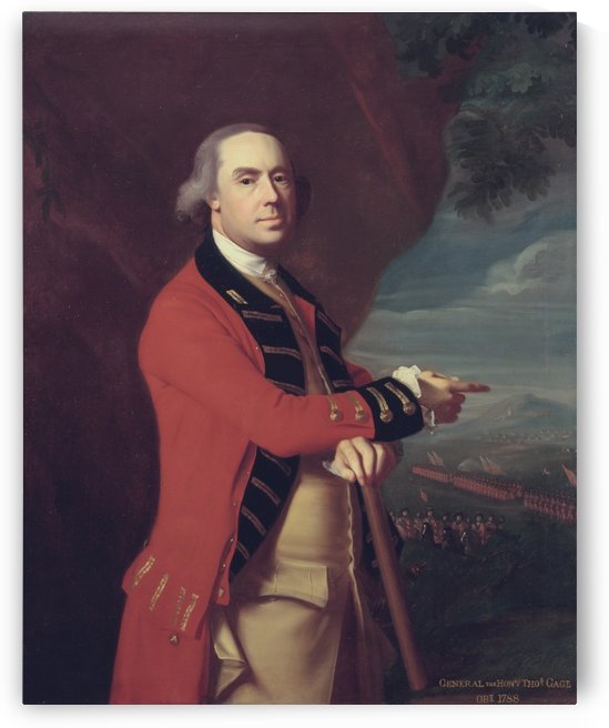 Thomas Gage by John Singleton Copley