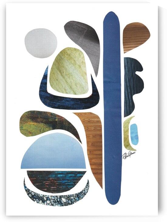 Mid Mod Mosaic 3  by Rebecca Wise Girson