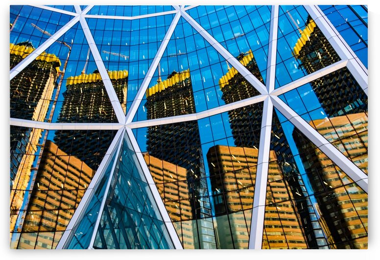 Calgary Bow Reflection by Dave Therrien