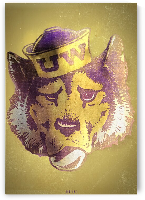 Washington Husky Sailor Mascot Remix II by Row One Brand