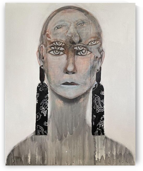 Contemporary abstract art  5 by Gela Mikava