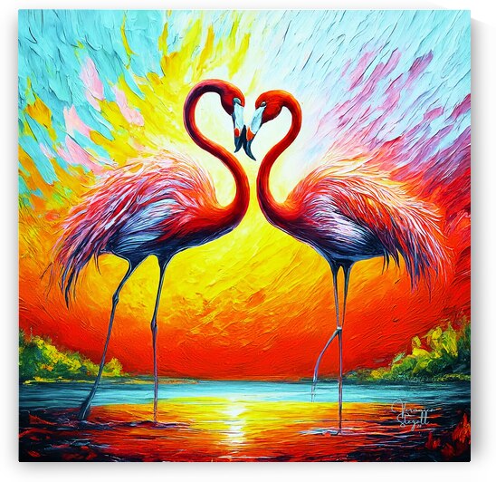 Flaming Hearts by Veronica Stegall