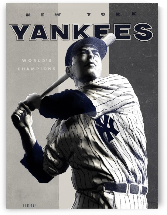 Yankees World Champs Art by Row One Brand